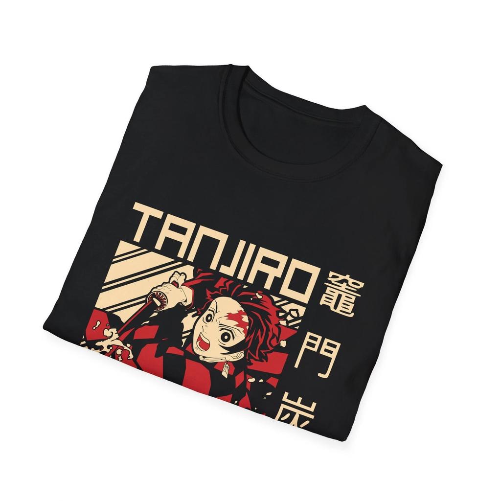 Tanjiro Demon Killer Anime Unisex T-Shirt Summer Retro Fashion New Men's and Women's Streetwear