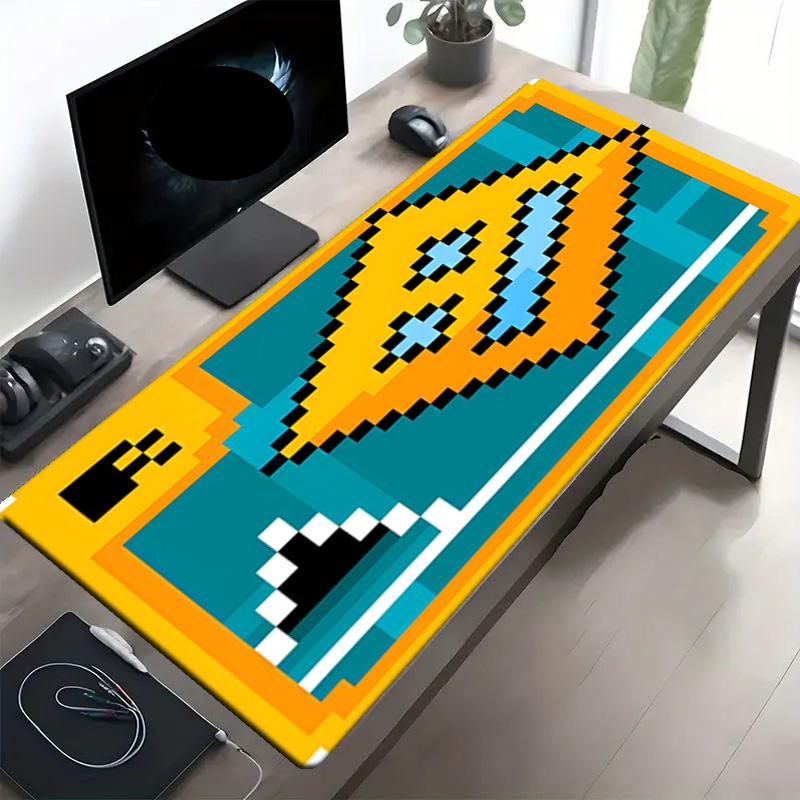 Коврик для мыши с принтом Geometry Dash, Противоскользящий коврик для клавиатуры на рабочий стол, для ПК, ноутбука, игр, работы, повседневного использования, Крутой подарок-сюрприз на фестиваль