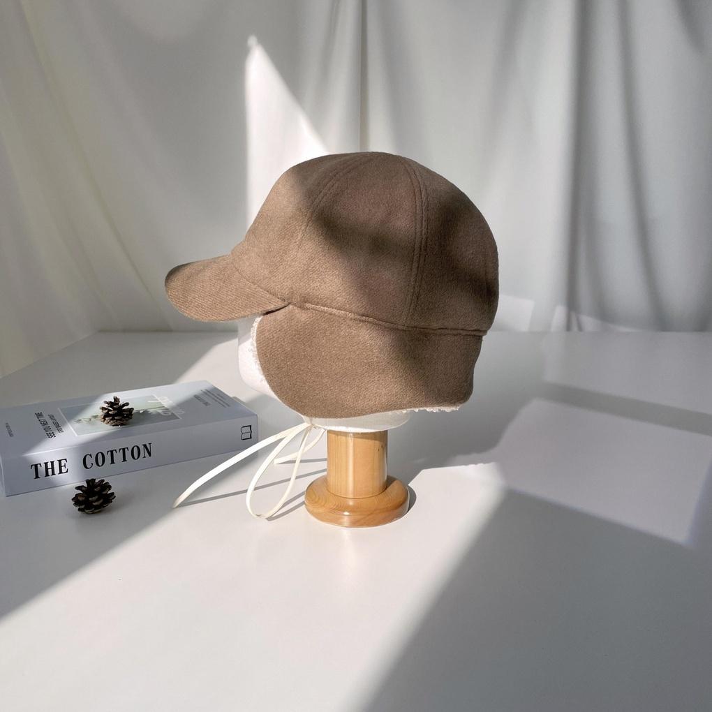 Unisex Basic Daily Baseball Cap with Earflap