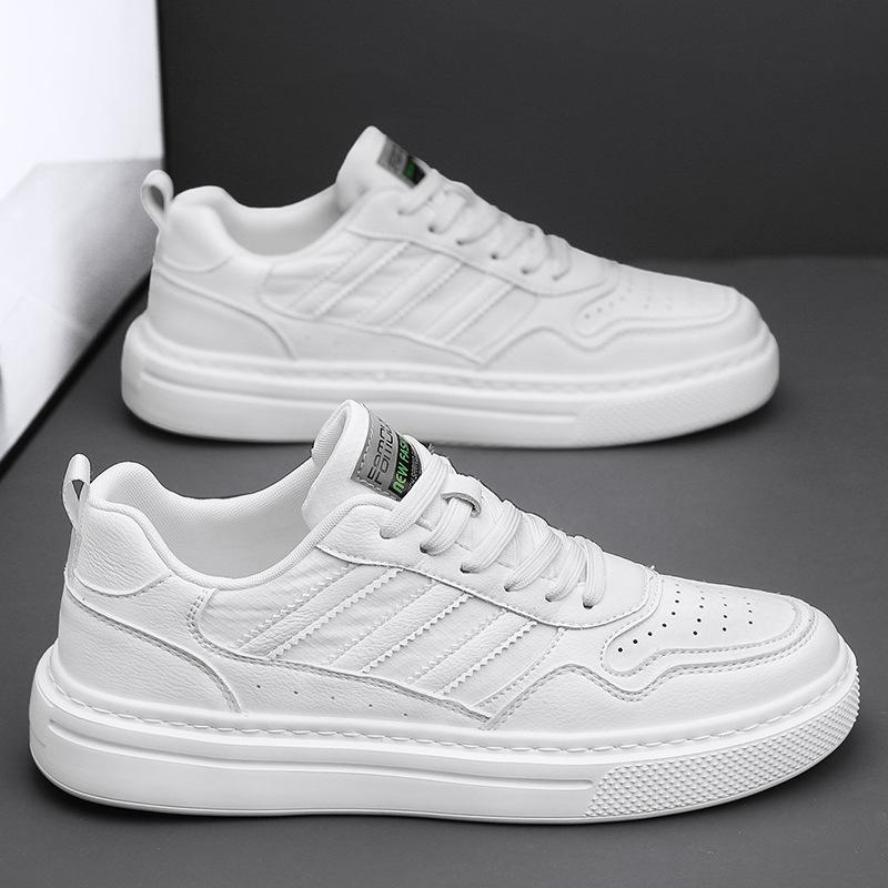 Sports clover casual sports board shoes men's shoes 2025 summer new ultra-light leather non-slip wear-resistant tide shoes