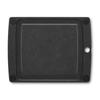VICTORINOX Cutting Board, Dishwasher Safe, Heat Resistant, Camping, Rubber Wood, Made In the USA, Epicurean All-in-One Series, Medium, Black, 7.4125.3