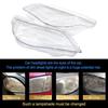 Pair of Clear Headlight Covers for BMW E60 E61 (2003-2010) 525i, 530i, 545i, 550i