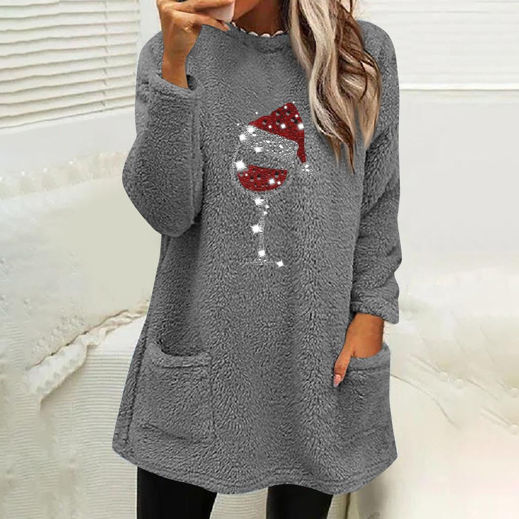 Женский свободный топ с круглым вырезом и длинными рукавами, ажурной спинкой