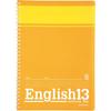 KOKUYO English Study Book Soft Ring Notebook semi-B5 13 Steps Su-S801