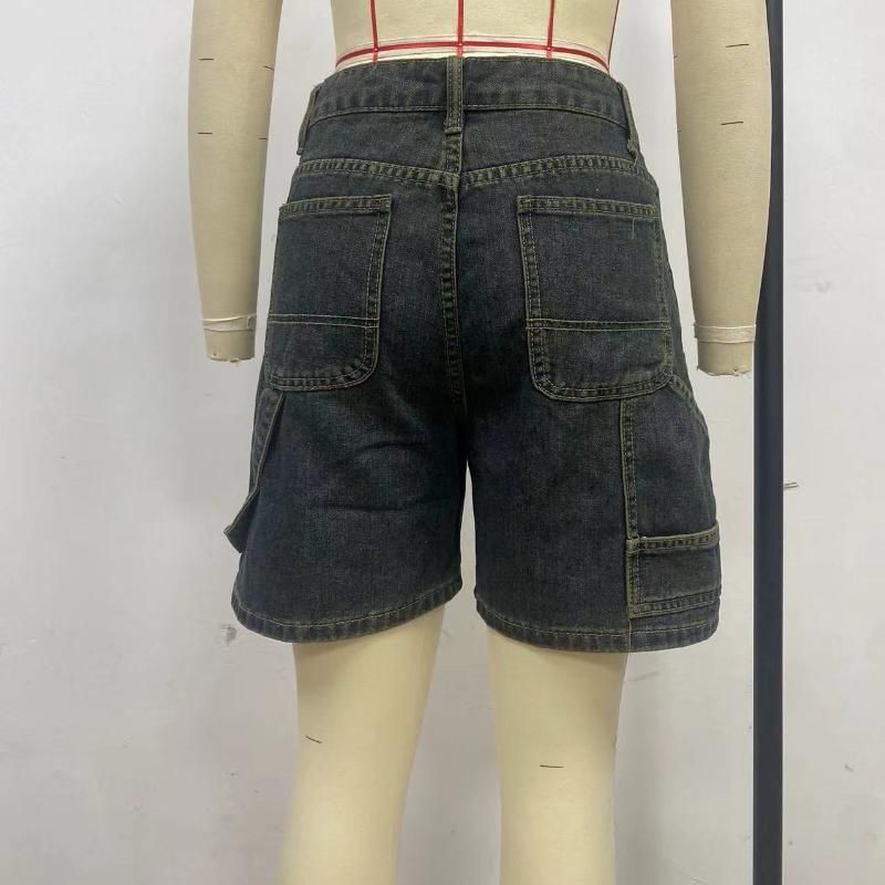 GMXIA Летние уличные хипстерские потертые рабочие женские джинсы прямого покроя