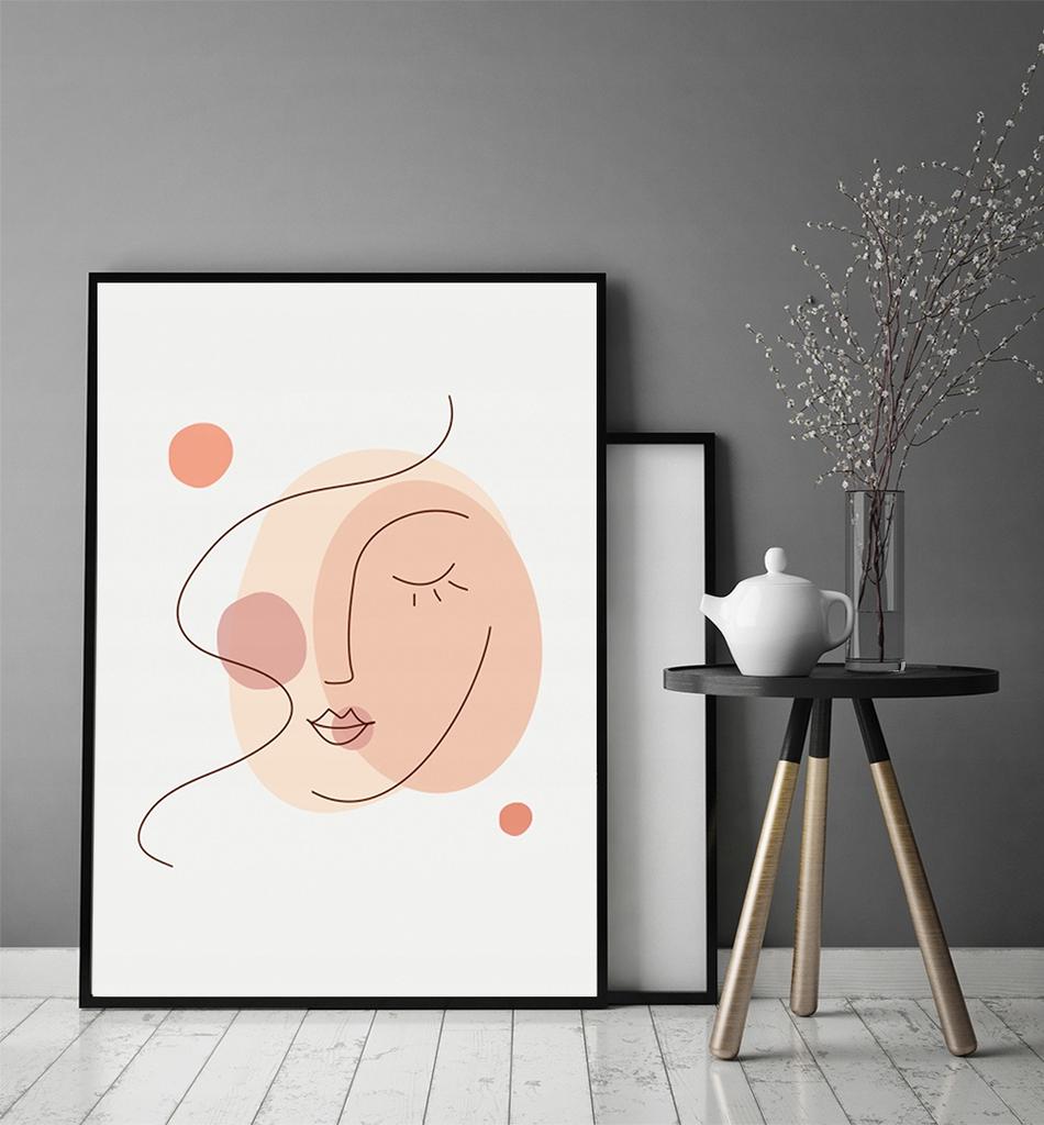 Picture poster In a frame 53x73 cm Woman Valentine's Day P723