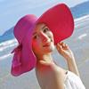 Wide Large Brim Summer Beach Sun Straw Beach Derby Hat Cap