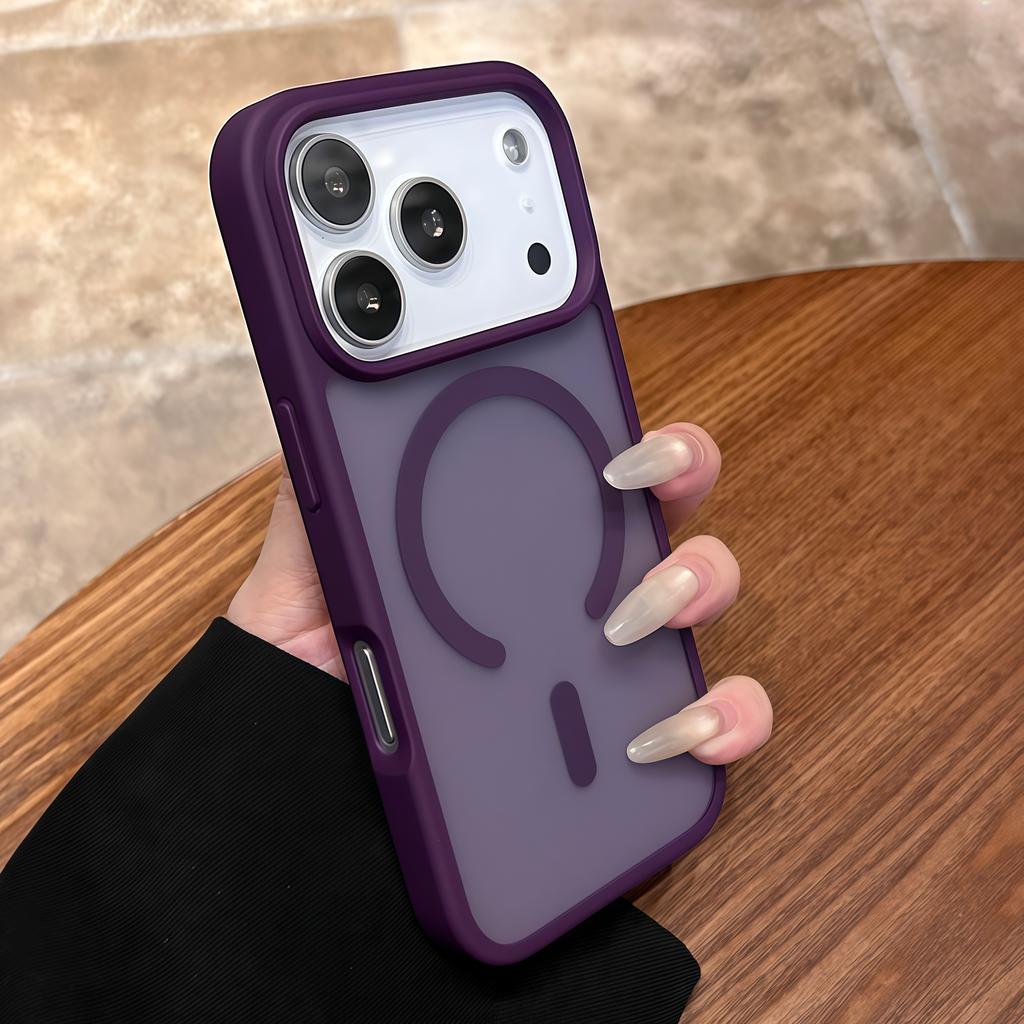 Мужчины Женщины Тонкий Матовый Ультратонкий для Magsafe Чехол для iPhone 17 Pro Max 16 15 14 13 12 11 Pro Max Air Plus Матовый Магнитная Крышка