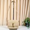 [Б/У] Ysl Solferino Кожаная Сумка на Плечо/Через Плечо с Логотипом-Коробкой Tofu Маленькая - Очень Хорошее Состояние #1MX156M