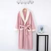 Extra Long Quilted Cotton Bathrobe for Couples - Warm, Medium-Thick, Steaming Robe for Men and Women, Perfect for Fall and Winter.