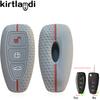 Силиконовый чехол для автомобильного ключа для Ford Kuga Focus Mk3 Mk4 Mondeo Fiesta Titanium Ecosport Transit MK8 чехол для ключа пульта дистанционного управления Аксессуары