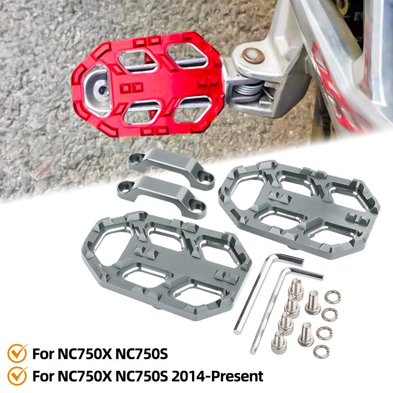 Motorcycle Accessories Footrest Foot Peg Rider Wide Footpegs For Honda NC750X NC750S NC750 NC 750 S/X 750S 750X 2014-2025 2026