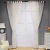 Curtain with Eyelet for Living Room, Bedroom, Kitchen, Patio, Villa - Machine Washable, Sheer Mesh Design, Classic Striped Pattern