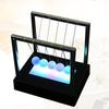 Illuminated Newton Pendulum Ball Miniature Model Ornaments Home Decoration Home Office Desk Decor