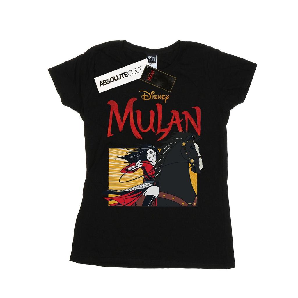 Disney Womens/Ladies Mulan Movie Horse Frame Cotton T-Shirt