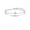 Heart Alloy Stylish Bracelet For Women Modern Highend Fashion Hand Ornament