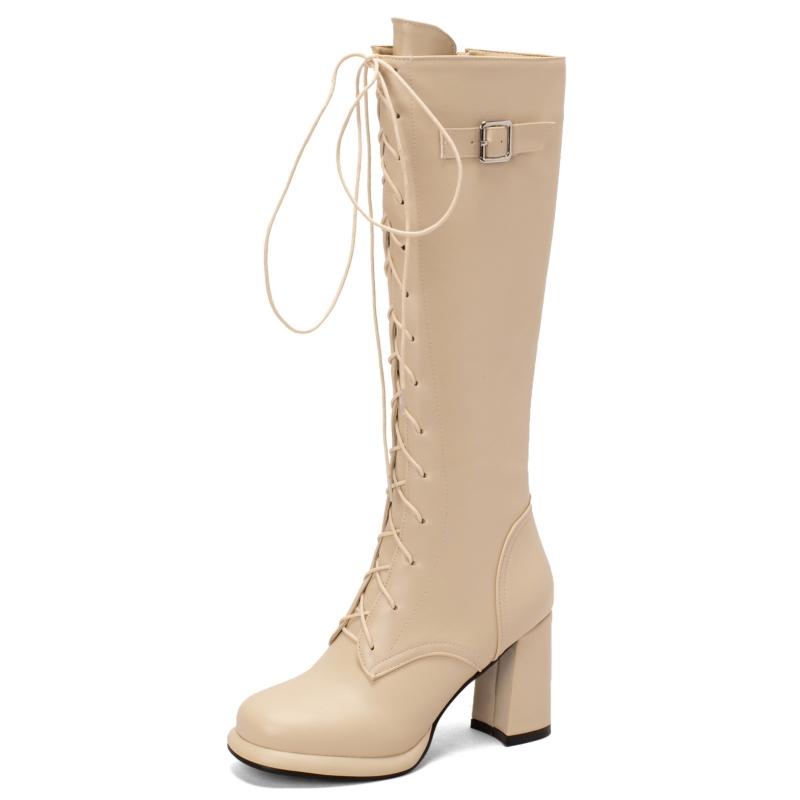 Сексуальные сапоги до колена для женщин, лакированные фетиш-туфли для вечеринок, женские сапоги на каблуках, длинные, розовые, белые, черные, красные, зимние туфли, большой размер 44 4