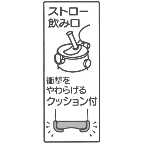 Skater Water Bottle 480ml Disney Toy Story 23 Clear Bottle with Straw for Children PDSH5-A