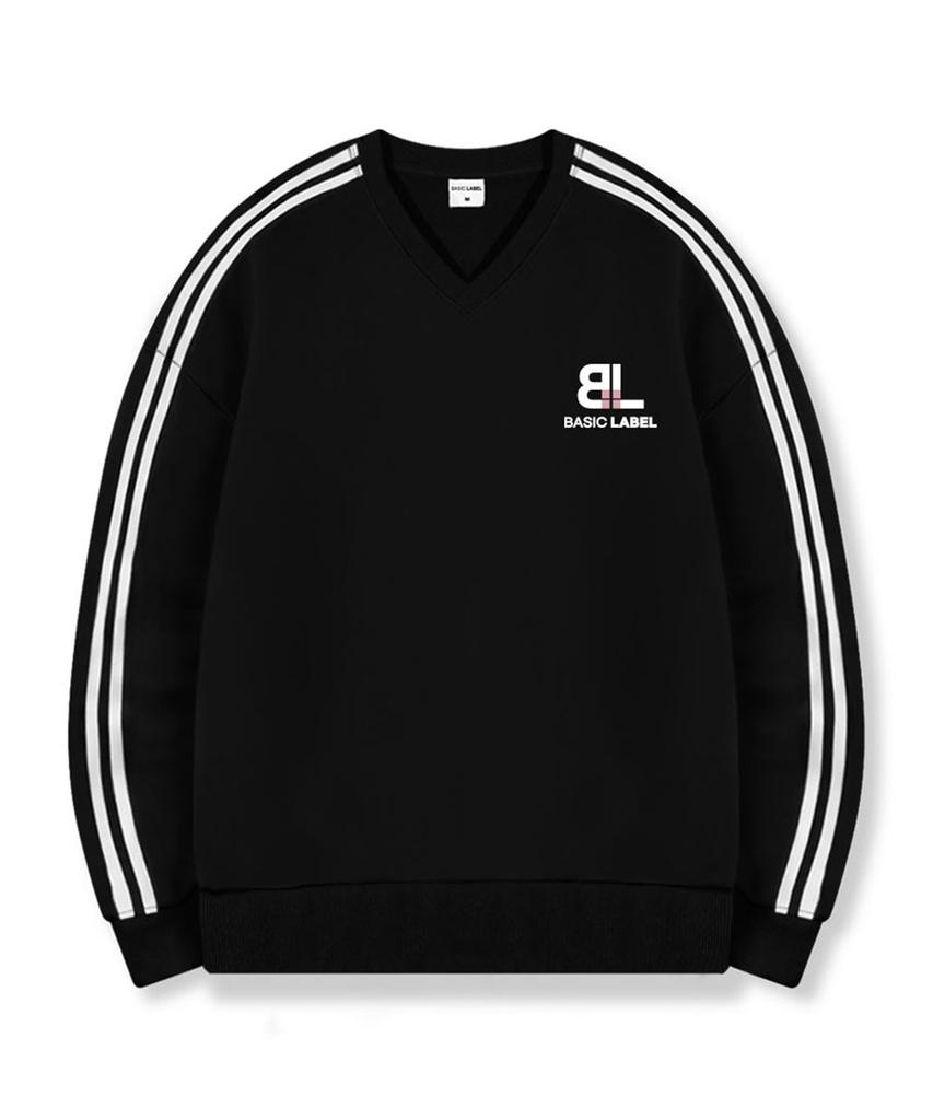 BASIC LABEL Blt Свободная спортивная толстовка с V-образным вырезом 2 цвета [Blbv_2003]