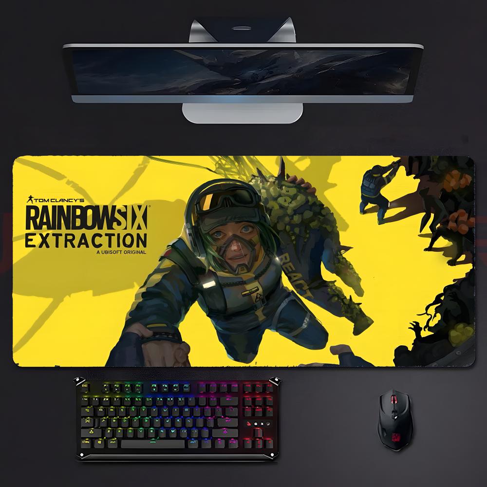 Cool Game Siege Rrainbow Six Mouse Pad Large Gaming Mousepad With Stitched Edges Thickened Desk Mat Pc