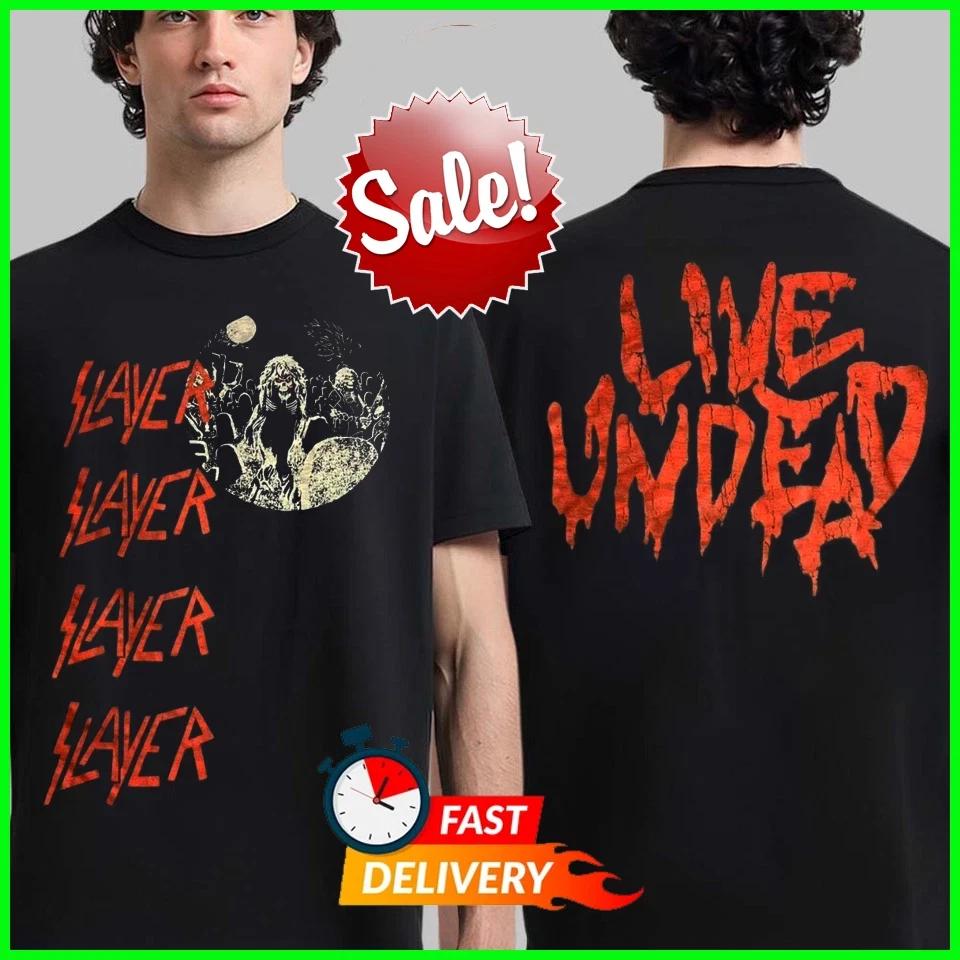 Slayer Live Undead T-shirt Unisex Size S-5XL