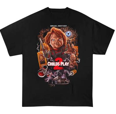 Детские игры #2 Чакки Шарр Графика из фильма ужасов Страшный фильм Футболка