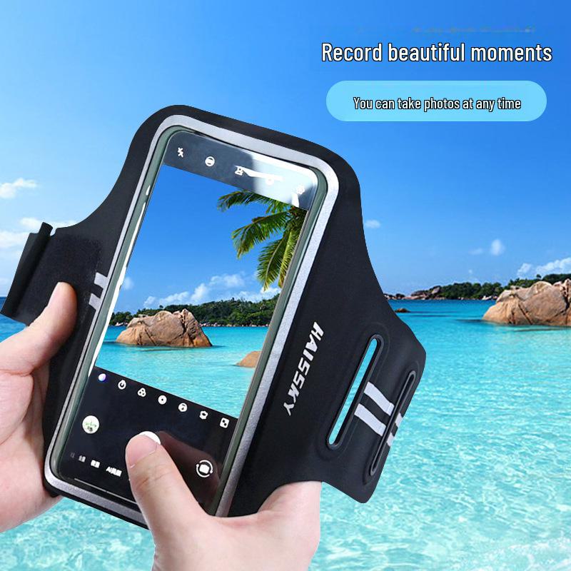 Унисекс спортивная сумка на руку для бега на открытом воздухе для мобильных телефонов 6,8 дюйма