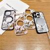 Fashion Flowers Floral Clear For Magsafe Magnetic Wireless Charging Case For iPhone 16 11 12 13 14 15 Pro Max Hard Bumper Cover