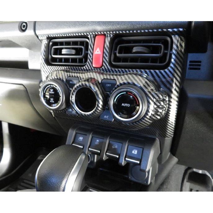 Автомобильная автоматическая панель управления кондиционером, декоративная крышка для Suzuki Jimny JB64 JB74-2023, внутренние молдинги