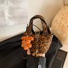Fashionable Brown Pu Tote Bag For Girls With Stylish Basket Design And Durable Material