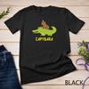 Capybara Riding Alligator, Pet Dad Mom Boy Girl Kids Outfit Unisex T-shirt