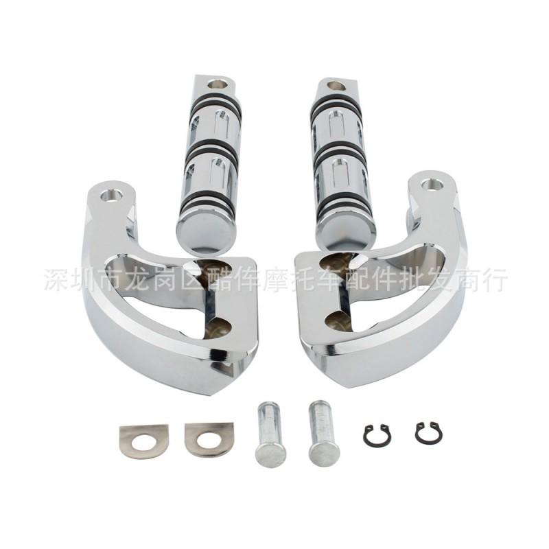 Rear Passenger Footrest Bracket Harley-Davidson Touring Models 1993-2024 Chrome Or Black Finish