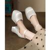 Wedding Shoes Wedding Artifact Small Thick Heel Muffin Bottom Waterproof Table Mary Jane High Heels Autumn New Models