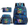 Rhythm Box Children's Backpack Crossbody Bag Pencil Bag Rabub Cute Elementary School Bag Three-piece Set
