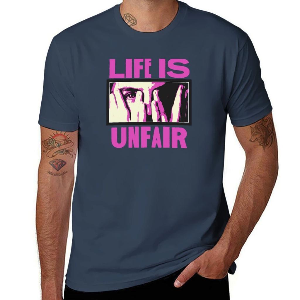 Life Is Unfair Tshirt Plus Size Summer Short Sleeve Tshirt