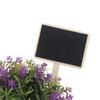 10PCS Mini House Decorations Marker Garden Tools Wooden Chalkboard Plants Tags Classification Marker