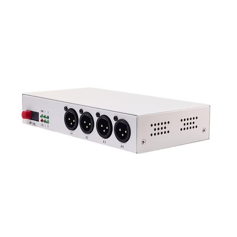 KUNYU KN400 4-канальный аудио оптоволоконный удлинитель
