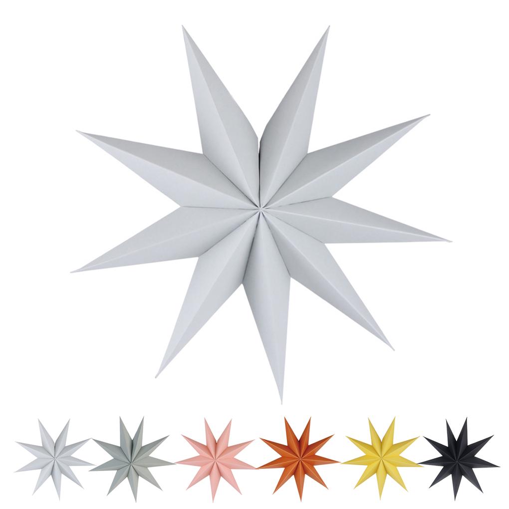 Девятиугольная звезда своими руками сложенная подвесная бумажная звезда рождество свадьба день рождения украшение окна дома