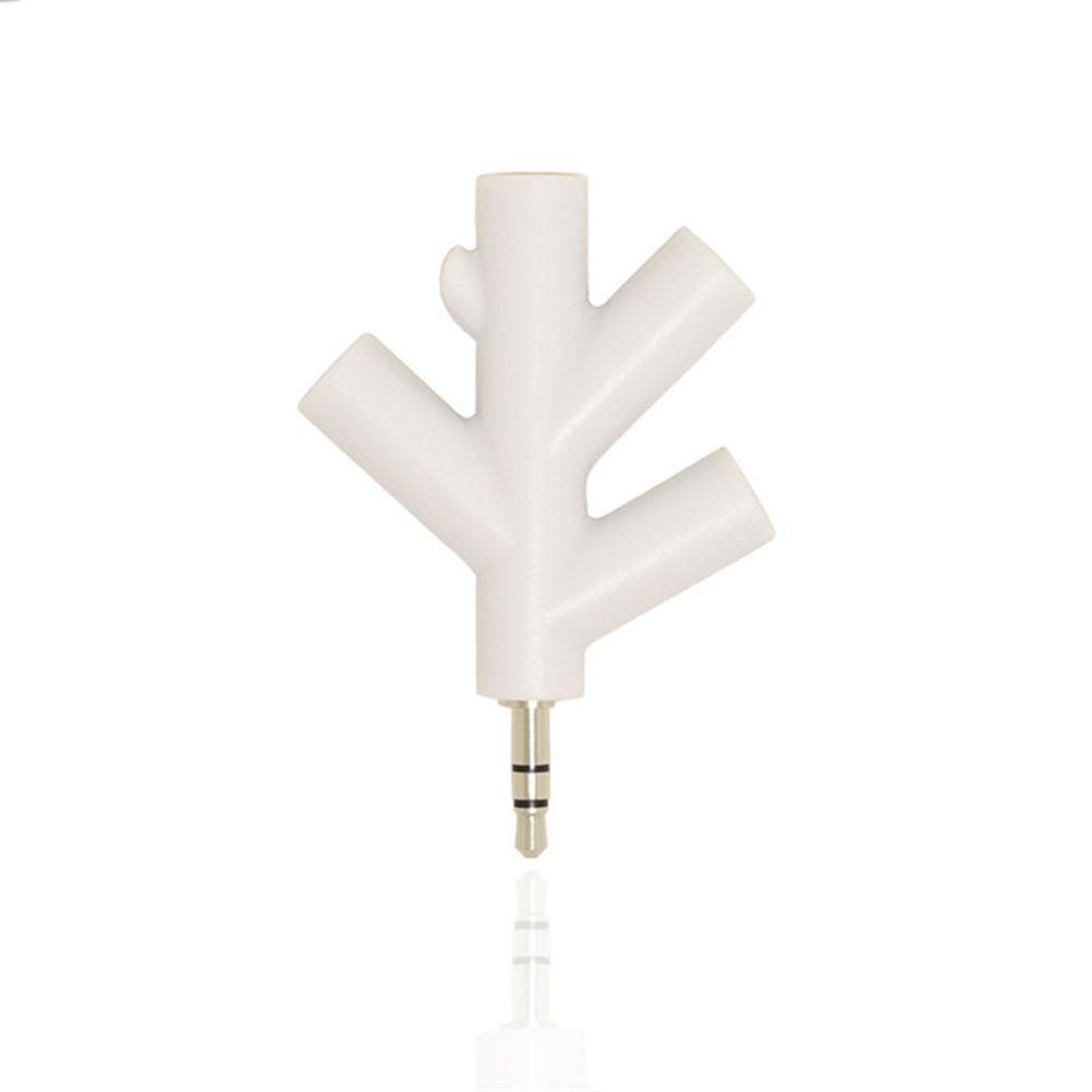 Разветвитель для наушников Aux Multi 4 Way 3,5 мм, порт для адаптера наушников