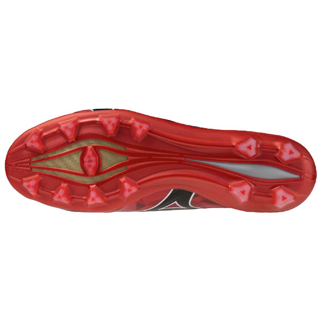 Mizuno Alpha 2 Comfortable Versatile Durable Soccer Shoes Unisex Soccer Shoes Red P1GA2560