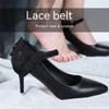 Women Shoelaces for High Heel Lace Decoration Anti-loose Shoestrings Without Ties Holding Elegant Shoes Laces Anti-skid Strap