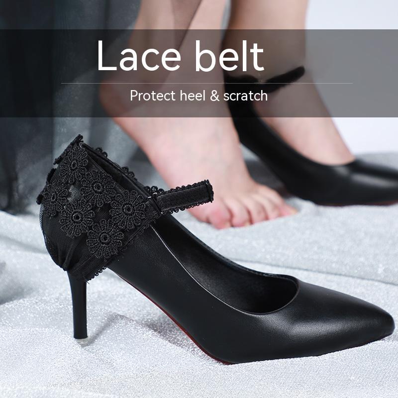 Women Shoelaces for High Heel Lace Decoration Anti-loose Shoestrings Without Ties Holding Elegant Shoes Laces Anti-skid Strap