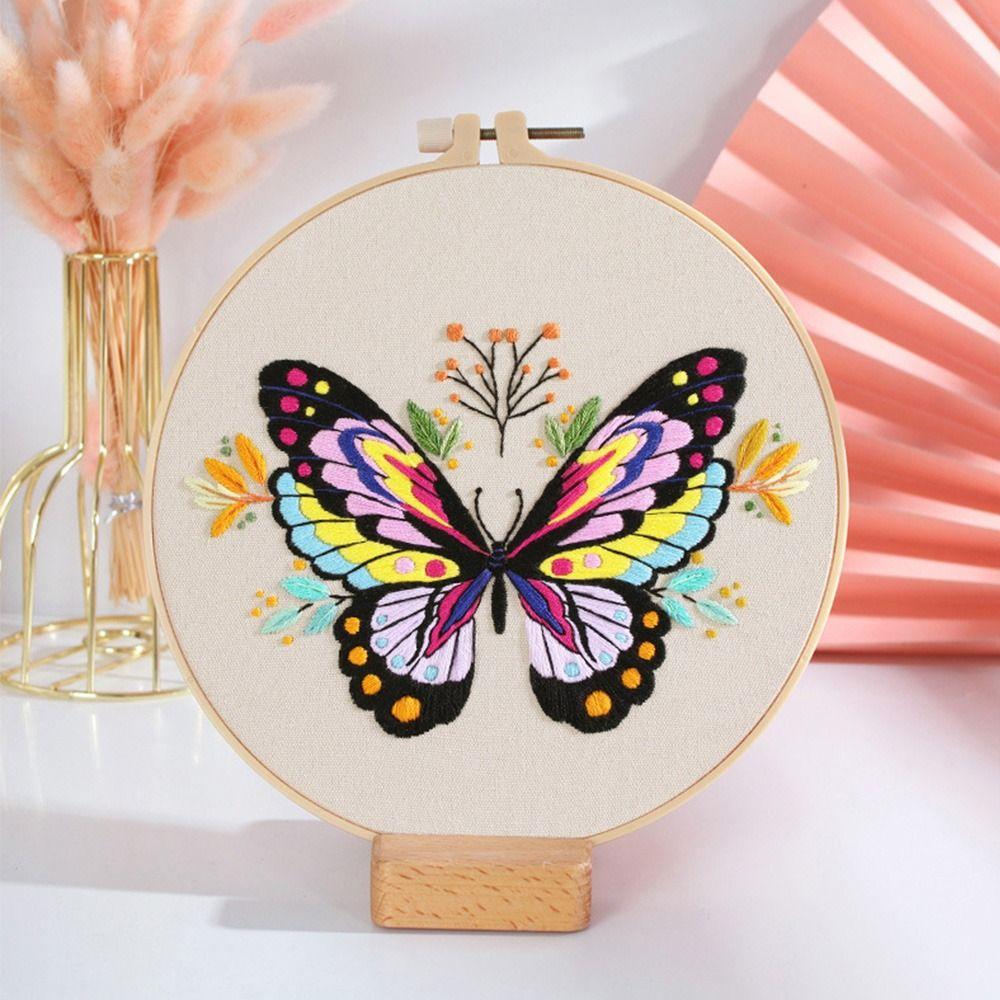 Игла Нить Швейные Принадлежности Иглопробивная Вышивка Цветами Вышивальный Пяльцы Набор для Вышивания Крестиком