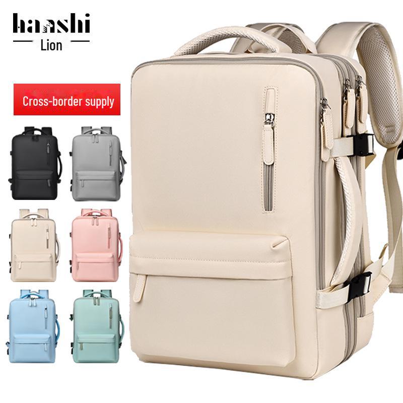 High-Capacity Unisex Travel Backpack - Fashionable, Waterproof, and Multifunctional for Laptops