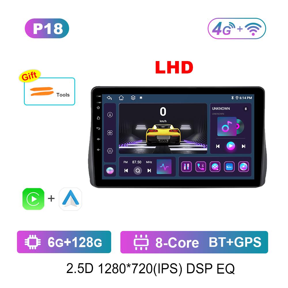 Android Car Radio Multimedia Video Player для Toyota Wish 2 2009 - 2017 GPS-навигация Левый руль DSP Stereo 4G WiFi