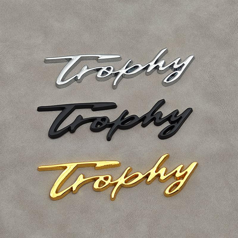 3D Metal Letters Trophy Logo Emblem Car Rear Trunk Sticker Fender Side Badge for MG 6 Morris 3 ZS ZT GS TF GT ZR TF Accessories bfl2