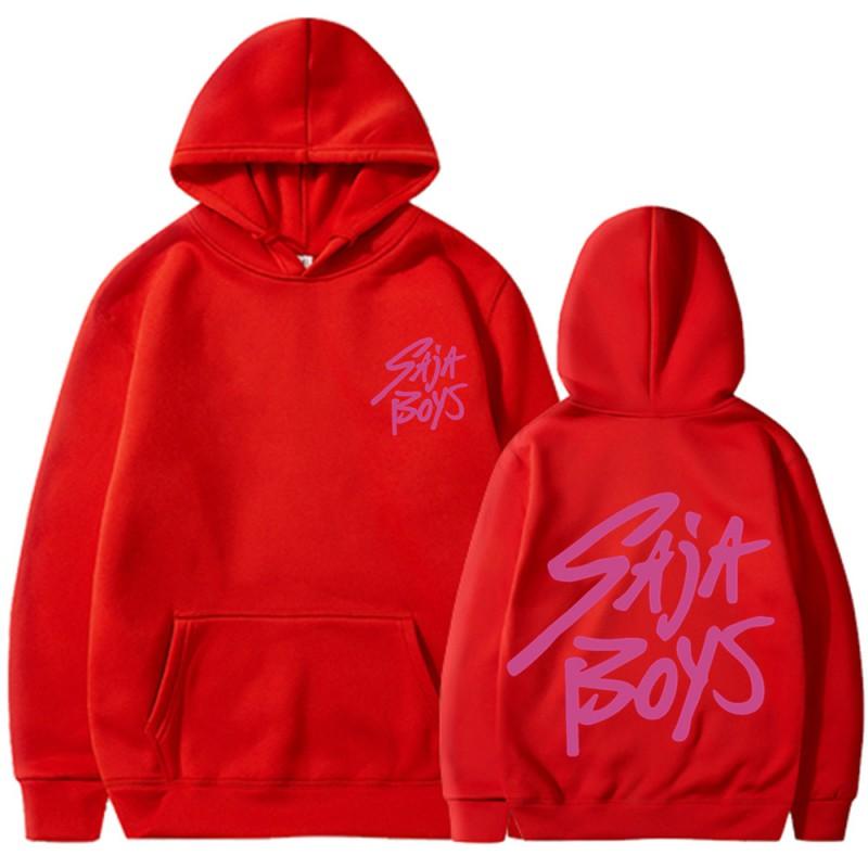 Unisex Hooded Sweatshirt Teens Adults Cotton Blend Printed Pullover With Front Pocket Casual Wear