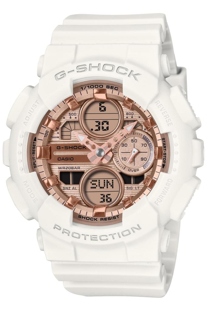 CASIO G-SHOCK GMA-S140PG-7AJF Женские часы Розовое золото Металлик Белый Экологичные Для внутреннего рынка Японии Оригинальные