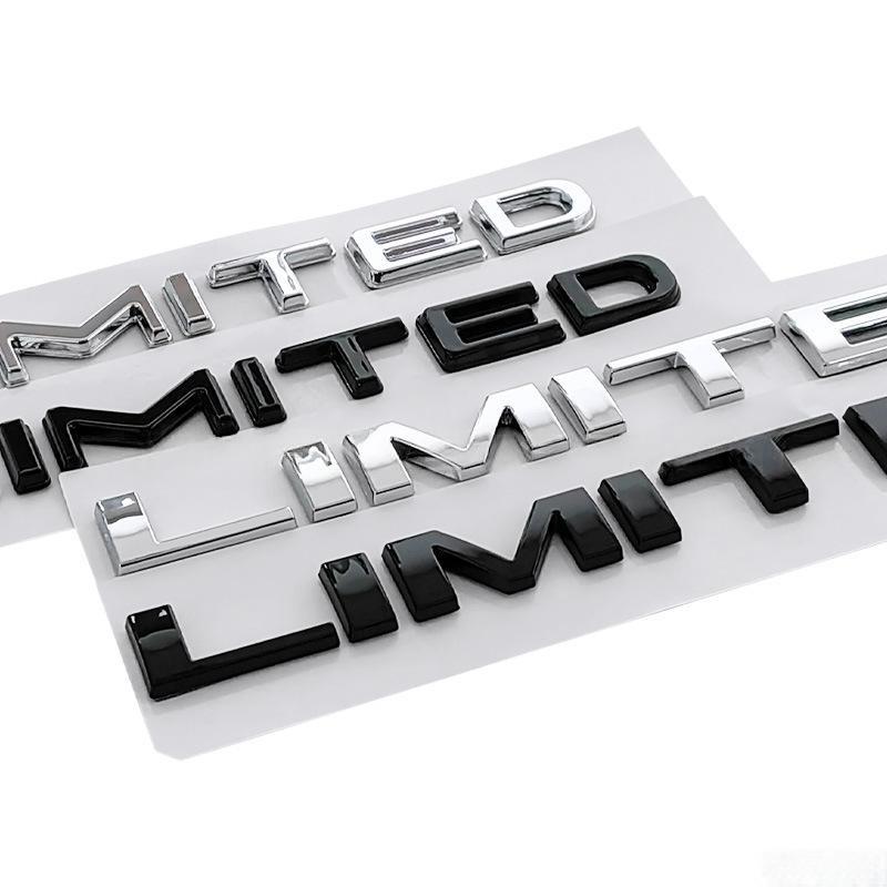 Cpfaw10 1 шт. 3D ABS LIMITED Значок на кузов автомобиля Наклейка на крышку багажника для Wrangler Tj Jk Jl Grand Cherokee Commander Renegade Liberty