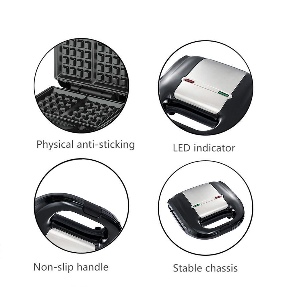 750 Вт 8-в-1 электрическая сэндвич-машина бытовая многофункциональная вафельница кухонная обработка машина для приготовления завтрака